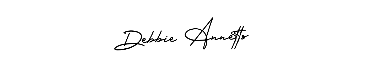 Here are the top 10 professional signature styles for the name Debbie Annetts. These are the best autograph styles you can use for your name. Debbie Annetts signature style 3 images and pictures png