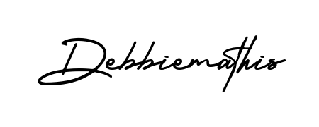 Debbiemathis stylish signature style. Best Handwritten Sign (AmerikaSignatureDemo-Regular) for my name. Handwritten Signature Collection Ideas for my name Debbiemathis. Debbiemathis signature style 3 images and pictures png