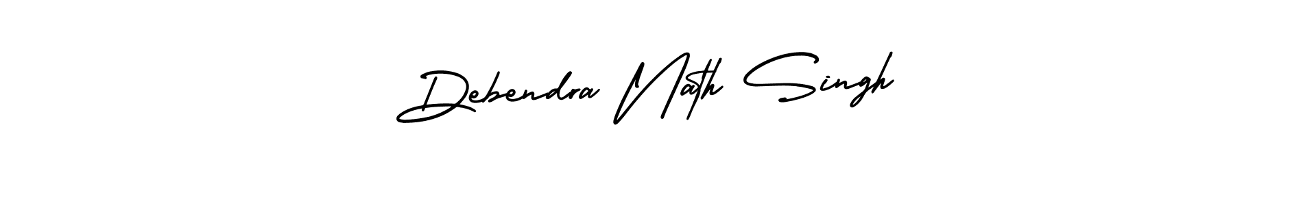 It looks lik you need a new signature style for name Debendra Nath Singh. Design unique handwritten (AmerikaSignatureDemo-Regular) signature with our free signature maker in just a few clicks. Debendra Nath Singh signature style 3 images and pictures png
