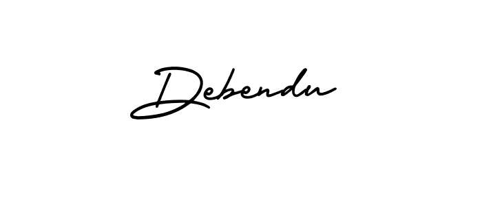 It looks lik you need a new signature style for name Debendu. Design unique handwritten (AmerikaSignatureDemo-Regular) signature with our free signature maker in just a few clicks. Debendu signature style 3 images and pictures png