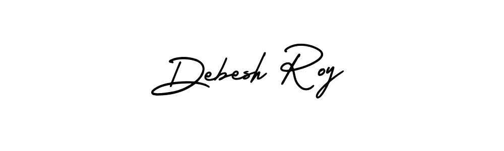 Similarly AmerikaSignatureDemo-Regular is the best handwritten signature design. Signature creator online .You can use it as an online autograph creator for name Debesh Roy. Debesh Roy signature style 3 images and pictures png
