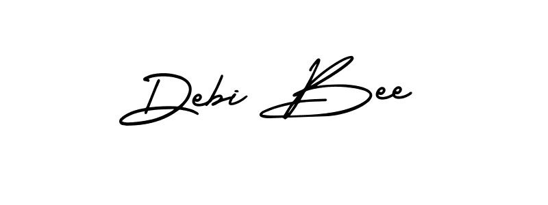 AmerikaSignatureDemo-Regular is a professional signature style that is perfect for those who want to add a touch of class to their signature. It is also a great choice for those who want to make their signature more unique. Get Debi Bee name to fancy signature for free. Debi Bee signature style 3 images and pictures png