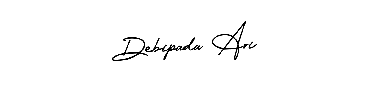 See photos of Debipada Ari official signature by Spectra . Check more albums & portfolios. Read reviews & check more about AmerikaSignatureDemo-Regular font. Debipada Ari signature style 3 images and pictures png