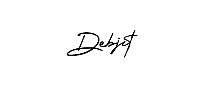 Similarly AmerikaSignatureDemo-Regular is the best handwritten signature design. Signature creator online .You can use it as an online autograph creator for name Debjit . Debjit  signature style 3 images and pictures png