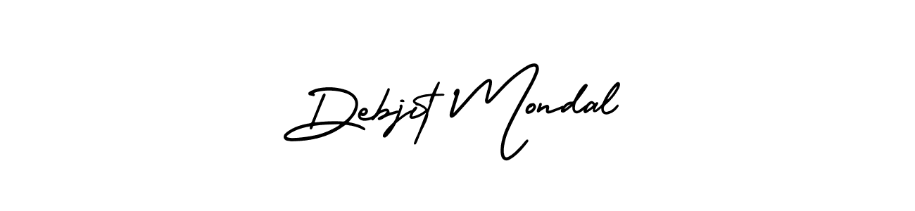 It looks lik you need a new signature style for name Debjit Mondal. Design unique handwritten (AmerikaSignatureDemo-Regular) signature with our free signature maker in just a few clicks. Debjit Mondal signature style 3 images and pictures png