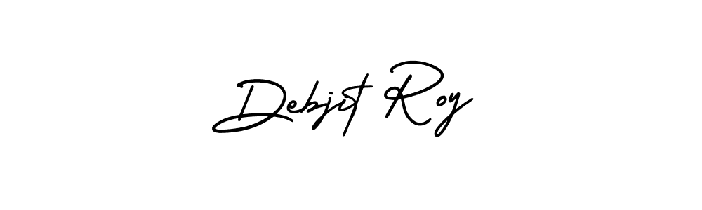 AmerikaSignatureDemo-Regular is a professional signature style that is perfect for those who want to add a touch of class to their signature. It is also a great choice for those who want to make their signature more unique. Get Debjit Roy name to fancy signature for free. Debjit Roy signature style 3 images and pictures png