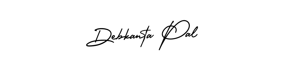 Debkanta Pal stylish signature style. Best Handwritten Sign (AmerikaSignatureDemo-Regular) for my name. Handwritten Signature Collection Ideas for my name Debkanta Pal. Debkanta Pal signature style 3 images and pictures png