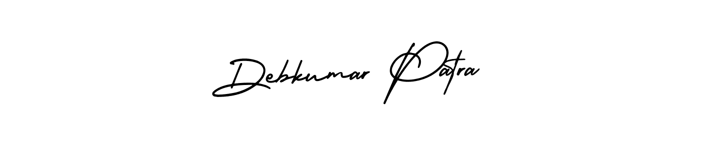 Debkumar Patra stylish signature style. Best Handwritten Sign (AmerikaSignatureDemo-Regular) for my name. Handwritten Signature Collection Ideas for my name Debkumar Patra. Debkumar Patra signature style 3 images and pictures png