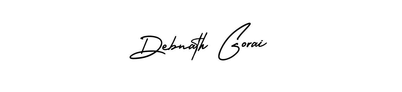 Also You can easily find your signature by using the search form. We will create Debnath Gorai name handwritten signature images for you free of cost using AmerikaSignatureDemo-Regular sign style. Debnath Gorai signature style 3 images and pictures png