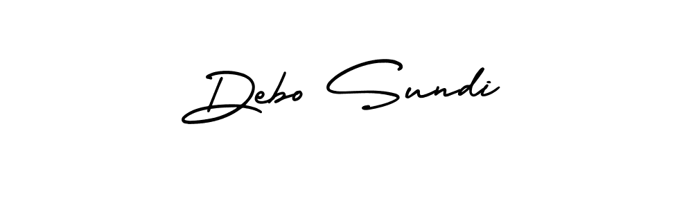 AmerikaSignatureDemo-Regular is a professional signature style that is perfect for those who want to add a touch of class to their signature. It is also a great choice for those who want to make their signature more unique. Get Debo Sundi name to fancy signature for free. Debo Sundi signature style 3 images and pictures png