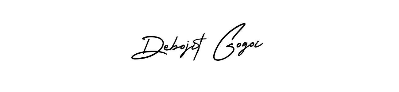 Design your own signature with our free online signature maker. With this signature software, you can create a handwritten (AmerikaSignatureDemo-Regular) signature for name Debojit Gogoi. Debojit Gogoi signature style 3 images and pictures png