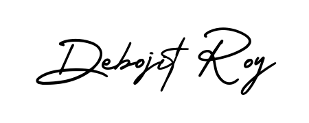 Check out images of Autograph of Debojit Roy name. Actor Debojit Roy Signature Style. AmerikaSignatureDemo-Regular is a professional sign style online. Debojit Roy signature style 3 images and pictures png