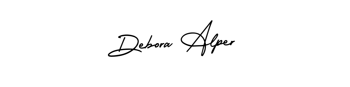 Design your own signature with our free online signature maker. With this signature software, you can create a handwritten (AmerikaSignatureDemo-Regular) signature for name Debora Alper. Debora Alper signature style 3 images and pictures png