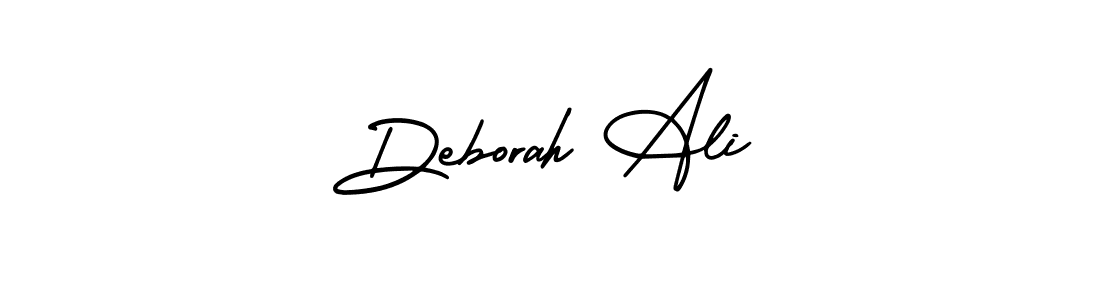 Design your own signature with our free online signature maker. With this signature software, you can create a handwritten (AmerikaSignatureDemo-Regular) signature for name Deborah Ali. Deborah Ali signature style 3 images and pictures png