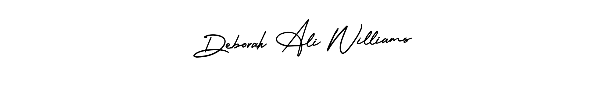 Also we have Deborah Ali Williams name is the best signature style. Create professional handwritten signature collection using AmerikaSignatureDemo-Regular autograph style. Deborah Ali Williams signature style 3 images and pictures png