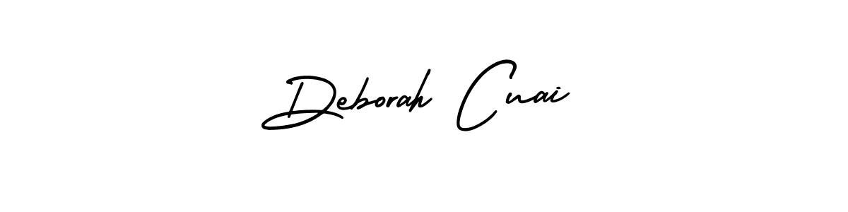 Similarly AmerikaSignatureDemo-Regular is the best handwritten signature design. Signature creator online .You can use it as an online autograph creator for name Deborah Cuai. Deborah Cuai signature style 3 images and pictures png