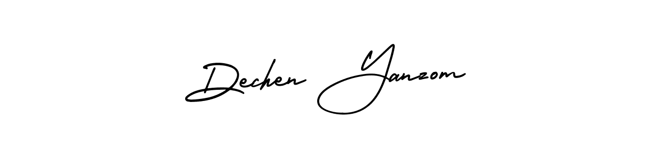 if you are searching for the best signature style for your name Dechen Yanzom. so please give up your signature search. here we have designed multiple signature styles  using AmerikaSignatureDemo-Regular. Dechen Yanzom signature style 3 images and pictures png