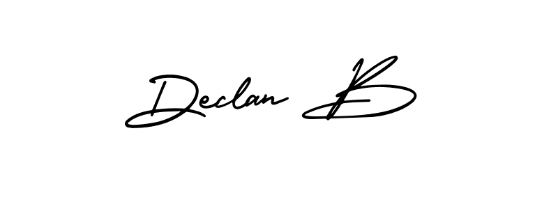 if you are searching for the best signature style for your name Declan B. so please give up your signature search. here we have designed multiple signature styles  using AmerikaSignatureDemo-Regular. Declan B signature style 3 images and pictures png