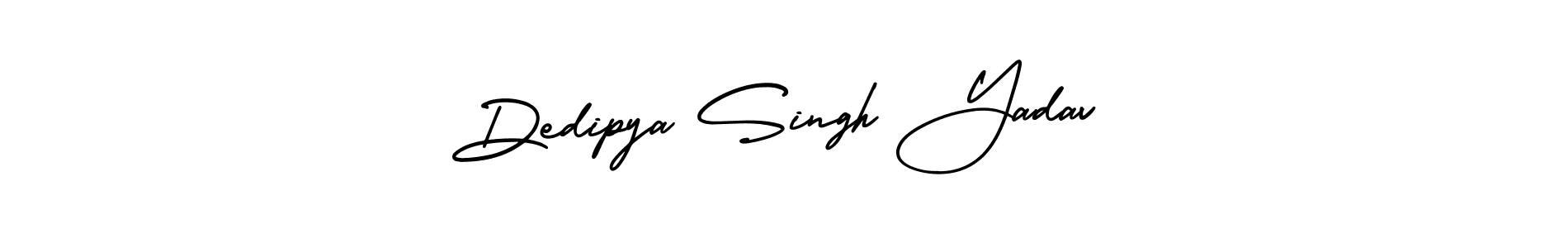 How to Draw Dedipya Singh Yadav signature style? AmerikaSignatureDemo-Regular is a latest design signature styles for name Dedipya Singh Yadav. Dedipya Singh Yadav signature style 3 images and pictures png