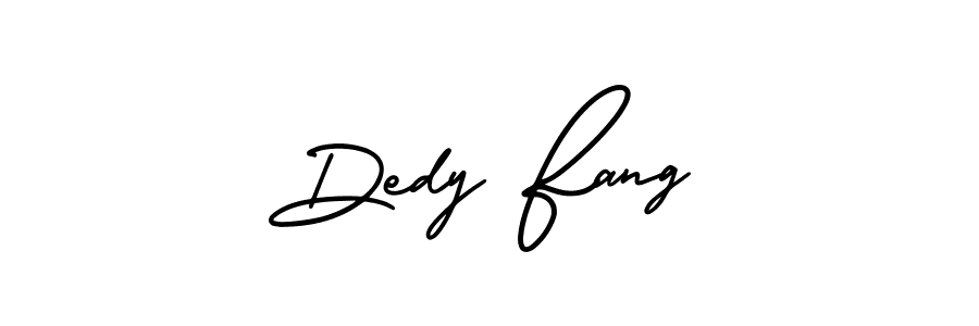 How to make Dedy Fang signature? AmerikaSignatureDemo-Regular is a professional autograph style. Create handwritten signature for Dedy Fang name. Dedy Fang signature style 3 images and pictures png