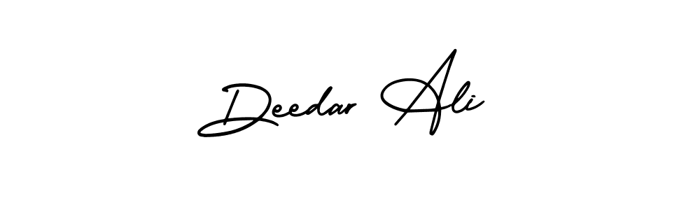 How to make Deedar Ali signature? AmerikaSignatureDemo-Regular is a professional autograph style. Create handwritten signature for Deedar Ali name. Deedar Ali signature style 3 images and pictures png