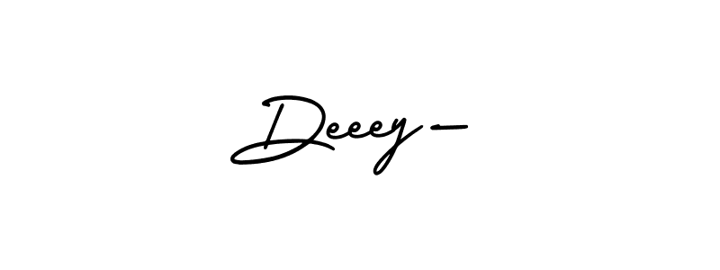 Design your own signature with our free online signature maker. With this signature software, you can create a handwritten (AmerikaSignatureDemo-Regular) signature for name Deeey–. Deeey– signature style 3 images and pictures png