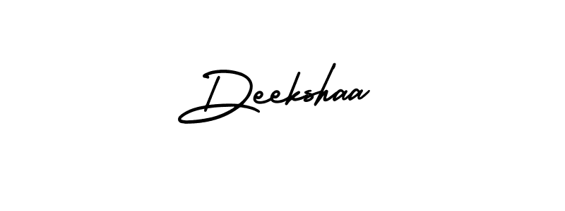 This is the best signature style for the Deekshaa name. Also you like these signature font (AmerikaSignatureDemo-Regular). Mix name signature. Deekshaa signature style 3 images and pictures png