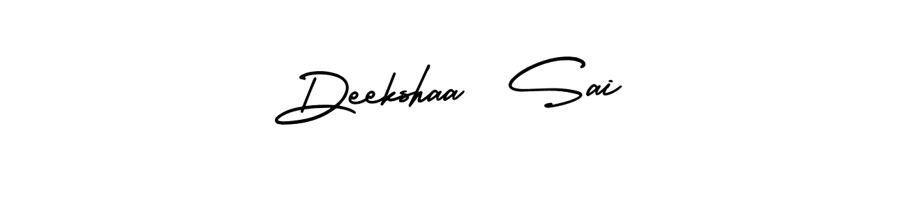 Make a beautiful signature design for name Deekshaa  Sai. With this signature (AmerikaSignatureDemo-Regular) style, you can create a handwritten signature for free. Deekshaa  Sai signature style 3 images and pictures png