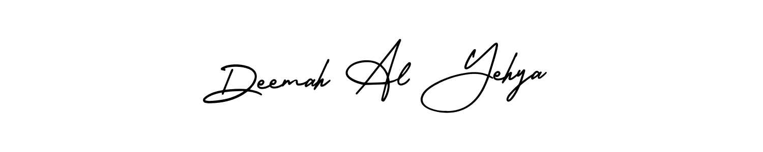 Make a beautiful signature design for name Deemah Al Yehya. Use this online signature maker to create a handwritten signature for free. Deemah Al Yehya signature style 3 images and pictures png