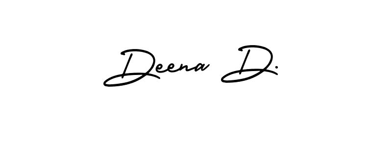 Check out images of Autograph of Deena D. name. Actor Deena D. Signature Style. AmerikaSignatureDemo-Regular is a professional sign style online. Deena D. signature style 3 images and pictures png