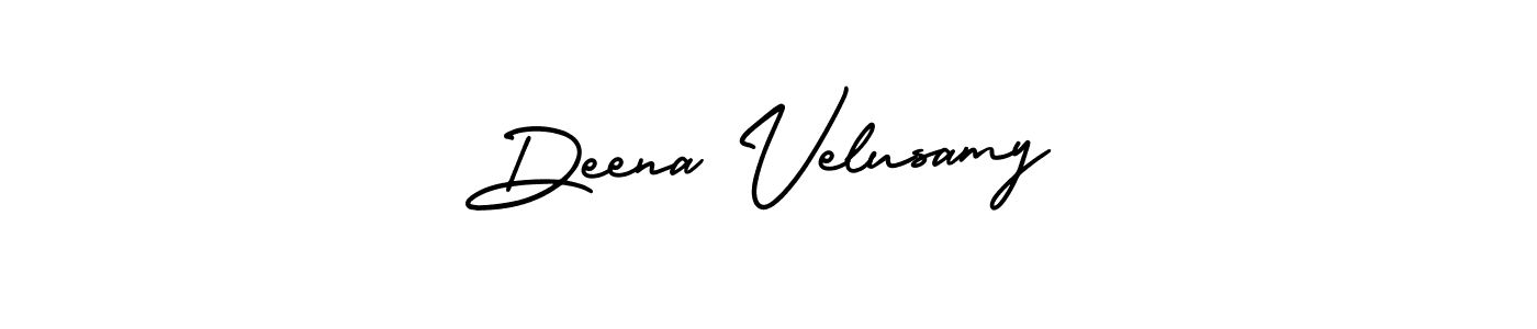 Also we have Deena Velusamy name is the best signature style. Create professional handwritten signature collection using AmerikaSignatureDemo-Regular autograph style. Deena Velusamy signature style 3 images and pictures png