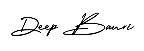 Generate high-definition signature styles for Deep Bauri. The AmerikaSignatureDemo-Regular typeface ensures crisp legibility and sophisticated design. Deep Bauri signature style 3 images and pictures png