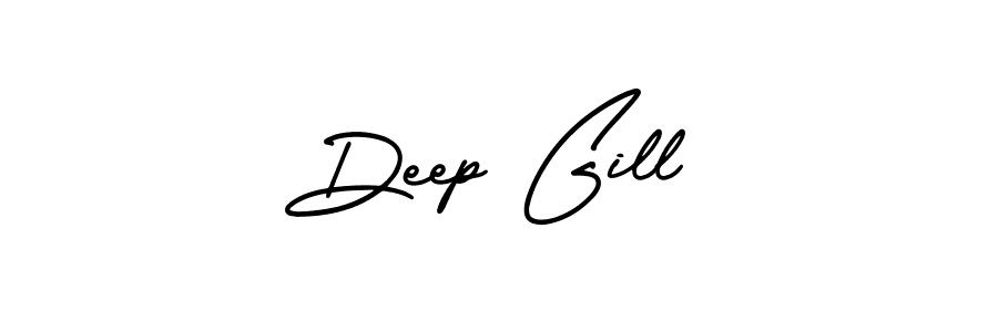 Create a beautiful signature design for name Deep Gill. With this signature (AmerikaSignatureDemo-Regular) fonts, you can make a handwritten signature for free. Deep Gill signature style 3 images and pictures png