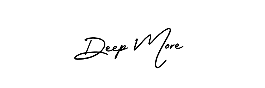 See photos of Deep More official signature by Spectra . Check more albums & portfolios. Read reviews & check more about AmerikaSignatureDemo-Regular font. Deep More signature style 3 images and pictures png