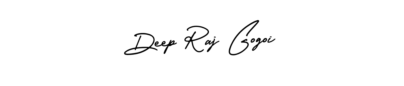 Make a beautiful signature design for name Deep Raj Gogoi. With this signature (AmerikaSignatureDemo-Regular) style, you can create a handwritten signature for free. Deep Raj Gogoi signature style 3 images and pictures png