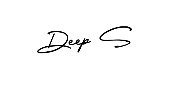 Design your own signature with our free online signature maker. With this signature software, you can create a handwritten (AmerikaSignatureDemo-Regular) signature for name Deep S. Deep S signature style 3 images and pictures png