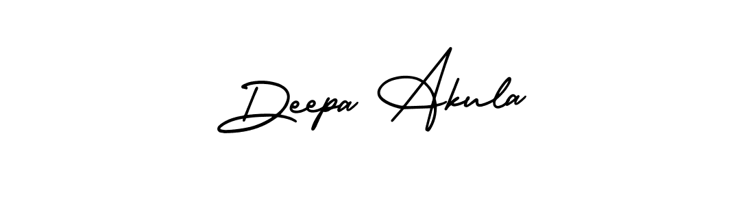 AmerikaSignatureDemo-Regular is a professional signature style that is perfect for those who want to add a touch of class to their signature. It is also a great choice for those who want to make their signature more unique. Get Deepa Akula name to fancy signature for free. Deepa Akula signature style 3 images and pictures png