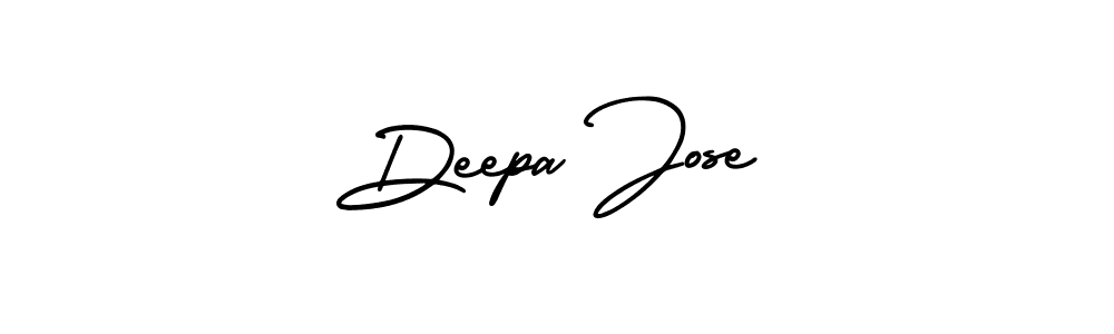 Make a beautiful signature design for name Deepa Jose. With this signature (AmerikaSignatureDemo-Regular) style, you can create a handwritten signature for free. Deepa Jose signature style 3 images and pictures png