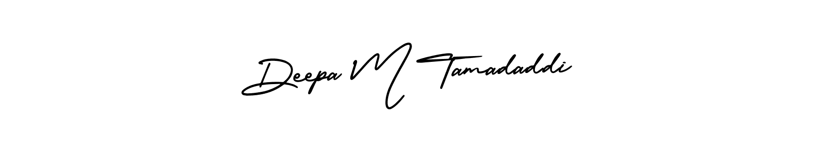 Also You can easily find your signature by using the search form. We will create Deepa M Tamadaddi name handwritten signature images for you free of cost using AmerikaSignatureDemo-Regular sign style. Deepa M Tamadaddi signature style 3 images and pictures png