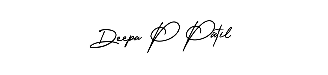 Also we have Deepa P Patil name is the best signature style. Create professional handwritten signature collection using AmerikaSignatureDemo-Regular autograph style. Deepa P Patil signature style 3 images and pictures png