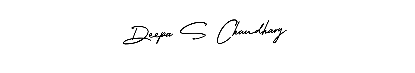 Make a short Deepa S Chaudhary signature style. Manage your documents anywhere anytime using AmerikaSignatureDemo-Regular. Create and add eSignatures, submit forms, share and send files easily. Deepa S Chaudhary signature style 3 images and pictures png