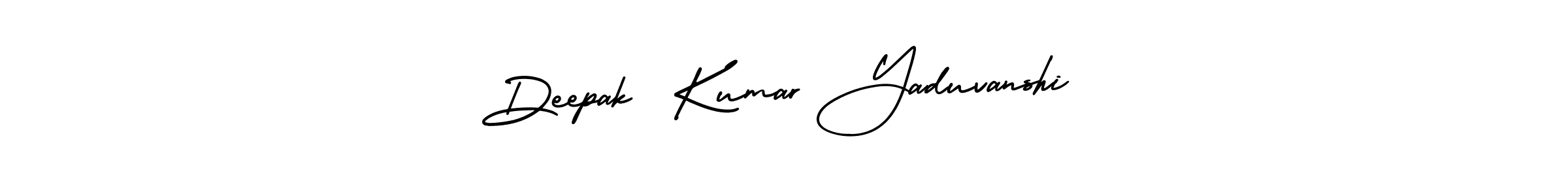 How to make Deepak  Kumar Yaduvanshi name signature. Use AmerikaSignatureDemo-Regular style for creating short signs online. This is the latest handwritten sign. Deepak  Kumar Yaduvanshi signature style 3 images and pictures png