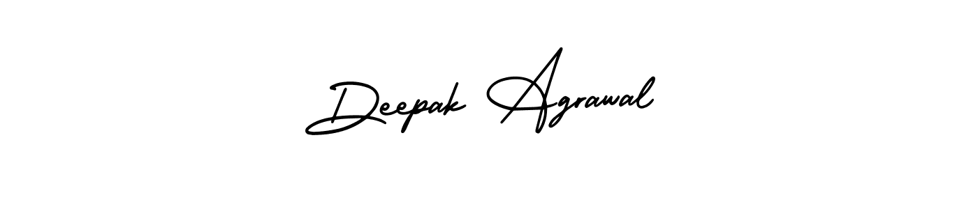 Make a beautiful signature design for name Deepak Agrawal. With this signature (AmerikaSignatureDemo-Regular) style, you can create a handwritten signature for free. Deepak Agrawal signature style 3 images and pictures png