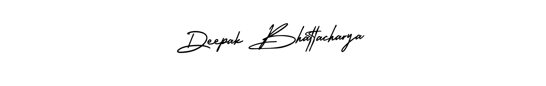 Create a beautiful signature design for name Deepak Bhattacharya. With this signature (AmerikaSignatureDemo-Regular) fonts, you can make a handwritten signature for free. Deepak Bhattacharya signature style 3 images and pictures png