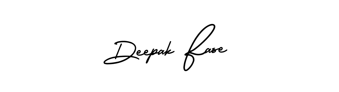 Design your own signature with our free online signature maker. With this signature software, you can create a handwritten (AmerikaSignatureDemo-Regular) signature for name Deepak Fase. Deepak Fase signature style 3 images and pictures png