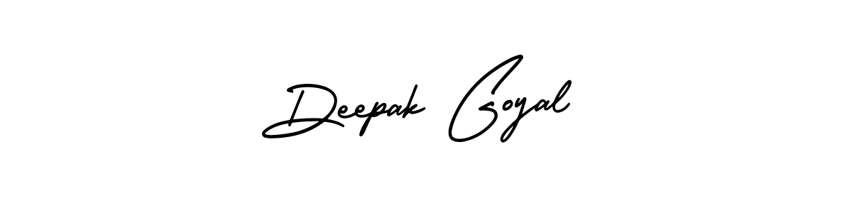 Design your own signature with our free online signature maker. With this signature software, you can create a handwritten (AmerikaSignatureDemo-Regular) signature for name Deepak Goyal. Deepak Goyal signature style 3 images and pictures png