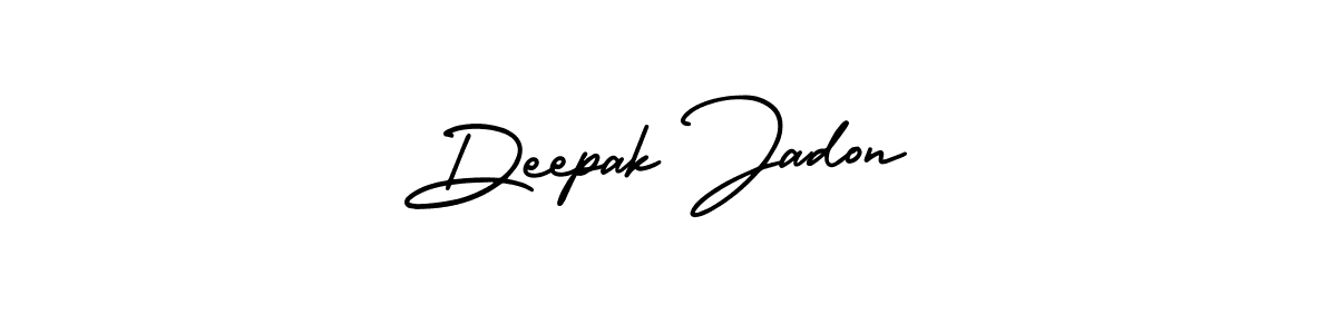 Use a signature maker to create a handwritten signature online. With this signature software, you can design (AmerikaSignatureDemo-Regular) your own signature for name Deepak Jadon. Deepak Jadon signature style 3 images and pictures png