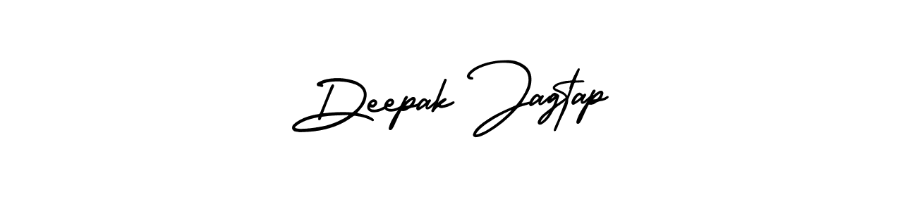 Create a beautiful signature design for name Deepak Jagtap. With this signature (AmerikaSignatureDemo-Regular) fonts, you can make a handwritten signature for free. Deepak Jagtap signature style 3 images and pictures png