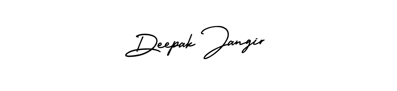How to make Deepak Jangir signature? AmerikaSignatureDemo-Regular is a professional autograph style. Create handwritten signature for Deepak Jangir name. Deepak Jangir signature style 3 images and pictures png