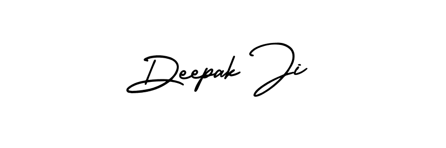 Deepak Ji stylish signature style. Best Handwritten Sign (AmerikaSignatureDemo-Regular) for my name. Handwritten Signature Collection Ideas for my name Deepak Ji. Deepak Ji signature style 3 images and pictures png